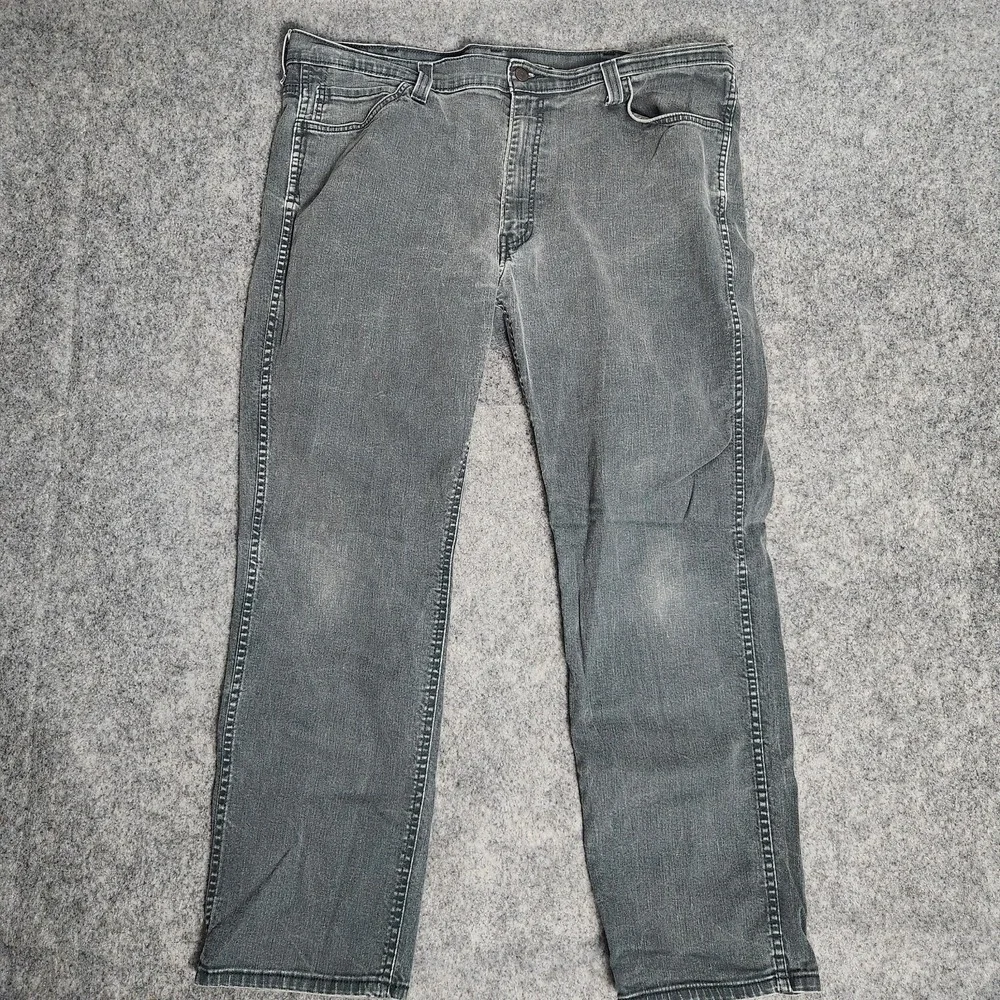 Levis‎ 541 Black Denim Jeans Men 42x32 Athletic Taper Fit Skater Punk Grunge